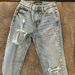 Aeropostale High Rise Light Blue Flare Jeans